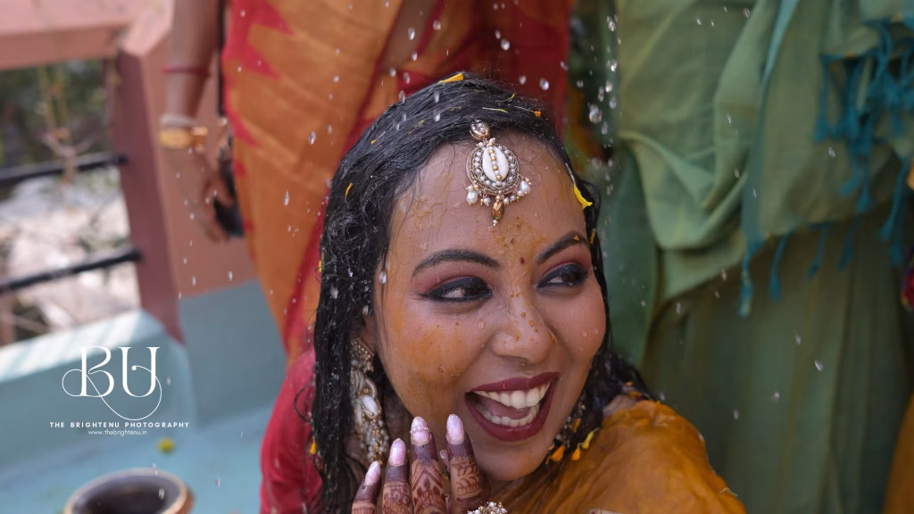 Capturing the Colors of a Perfect Gaye Holud Ceremony